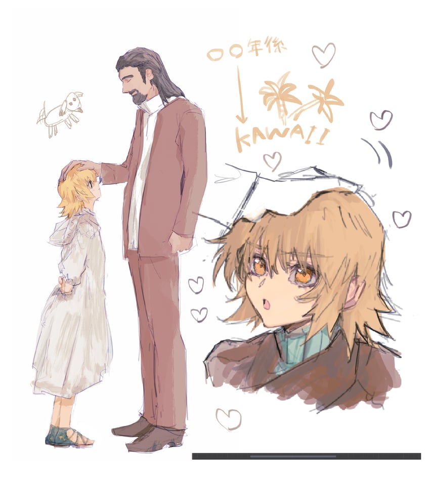 cagalli yula athha and uzumi nara athha (gundam and 1 more) drawn by she_(morianosu)