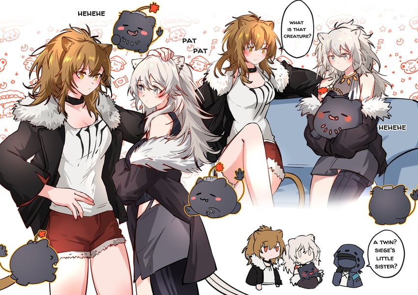 doctor, shishiro botan, siege, and ssrb (hololive and 1 more) drawn by arya_melati