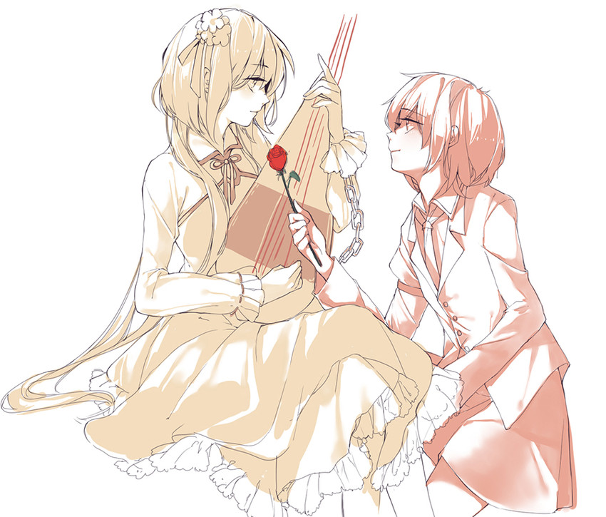 horikawa raiko and tsukumo benben (touhou) drawn by hug_(yourhug)