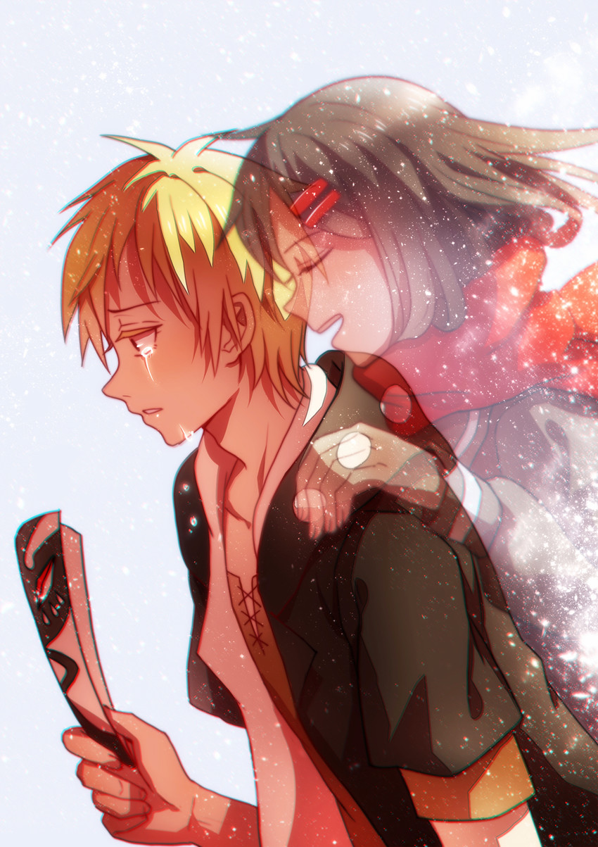 tateyama ayano and kano shuuya (kagerou project) drawn by majiang