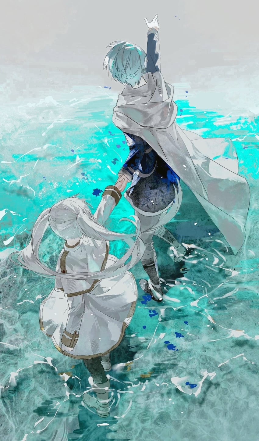 frieren and himmel (sousou no frieren) drawn by kiyoshi_st