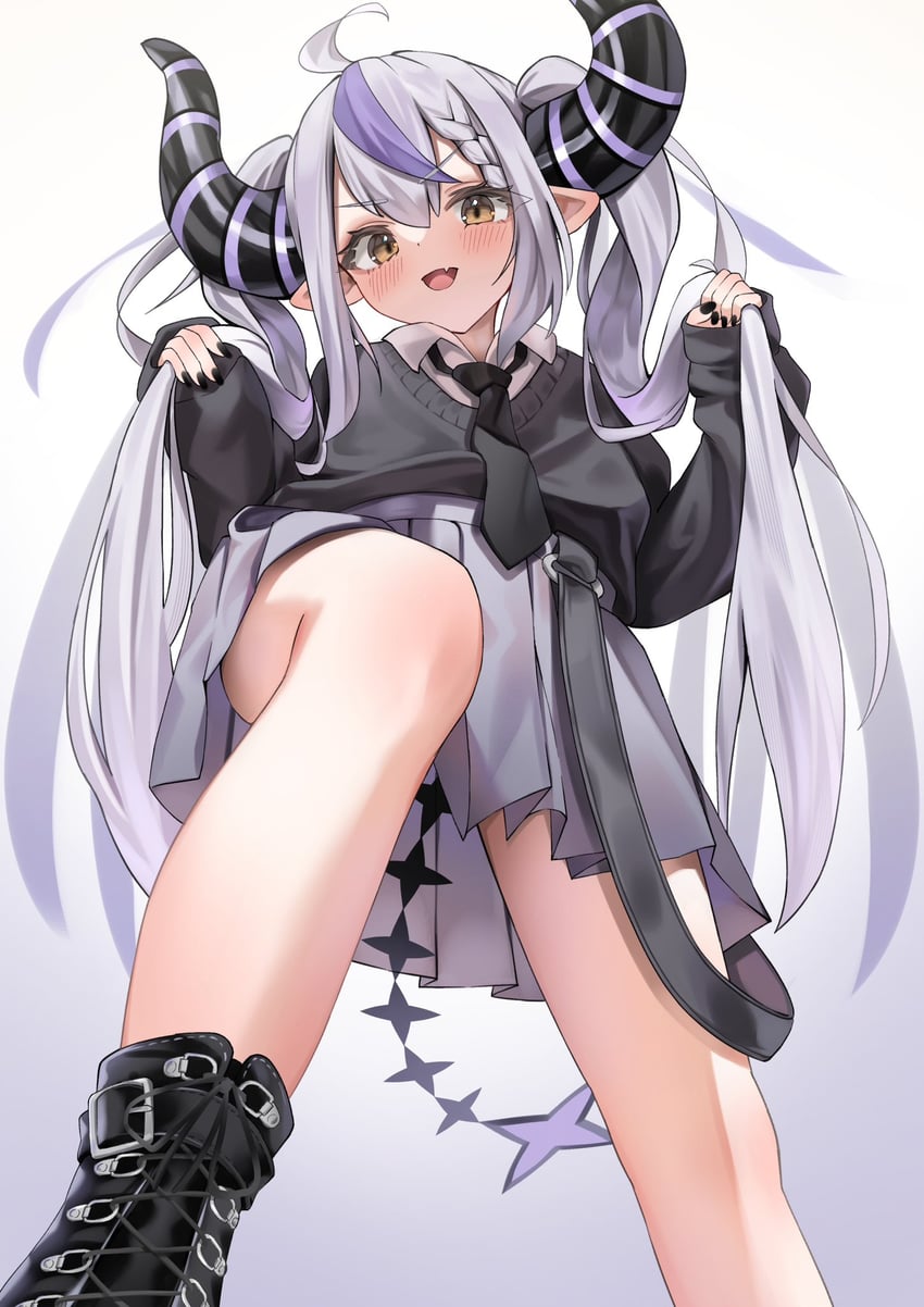 la+ darknesss (hololive) drawn by taro._(tataroro_1)
