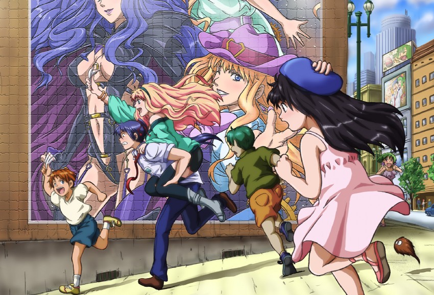 sheryl nome, ranka lee, saotome alto, guvava, isamu dyson, and 2 more (macross and 4 more) drawn by hirasawa_meio