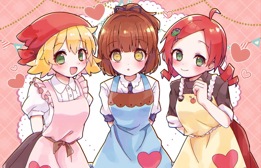 arle nadja, amitie, and andou ringo (puyopuyo and 2 more) drawn by 121natto