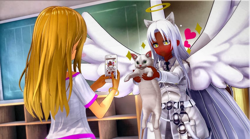 lunabrie and murielle sunborn (original) drawn by anubriel_lunabrie_shadowlight