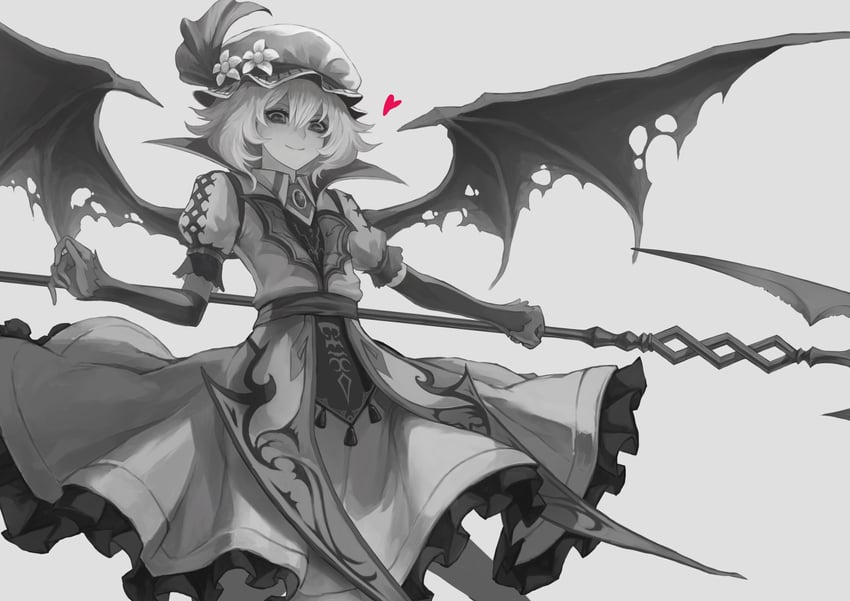 remilia scarlet (touhou and 1 more) drawn by jun_wei