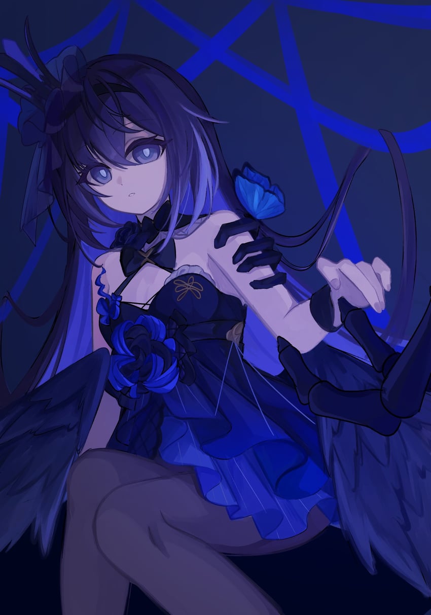 seele vollerei (honkai and 1 more) drawn by q0s1s