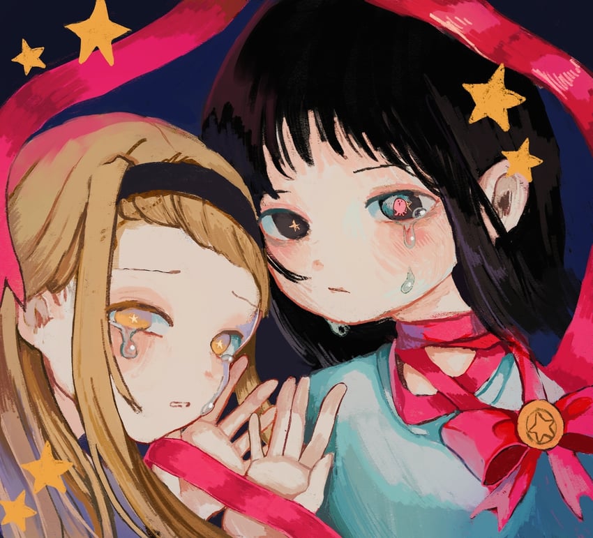 kuze shizuka, takopii, and kirarazaka marina (takopii no genzai) drawn by kapura
