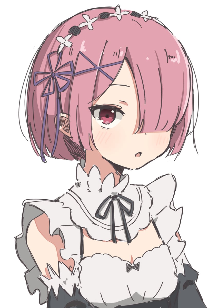 ram (re:zero kara hajimeru isekai seikatsu) drawn by auhuheben17