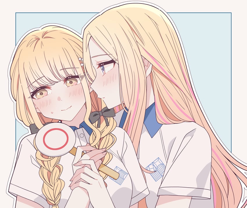 fujita kotone and juo sena (idolmaster and 1 more) drawn by kousaka_0v0