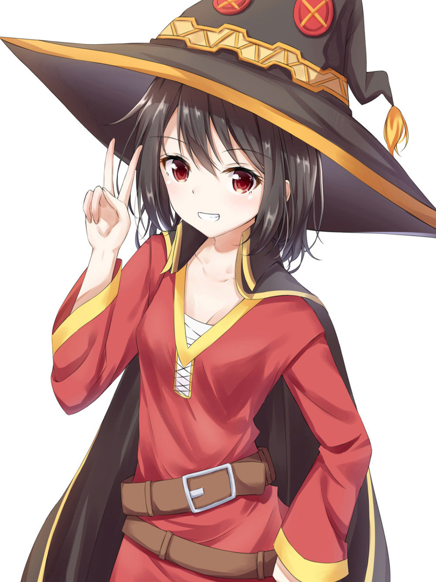 megumin (kono subarashii sekai ni shukufuku wo!) drawn by akira_(been0328)