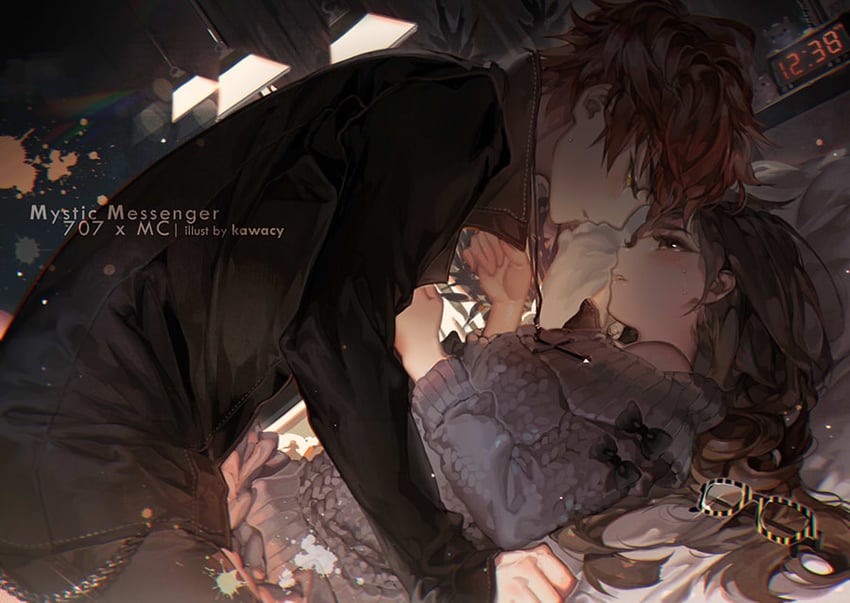 protagonist and 707 (susanghan messenger) drawn by kawacy