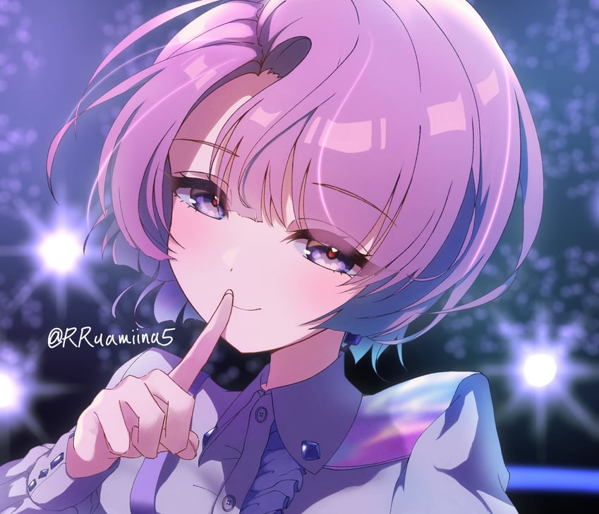 arimura mao (idolmaster and 1 more) drawn by fujiwara_rein