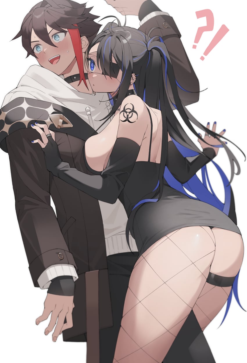 saegusa akina (original and 1 more) drawn by lvemhrd