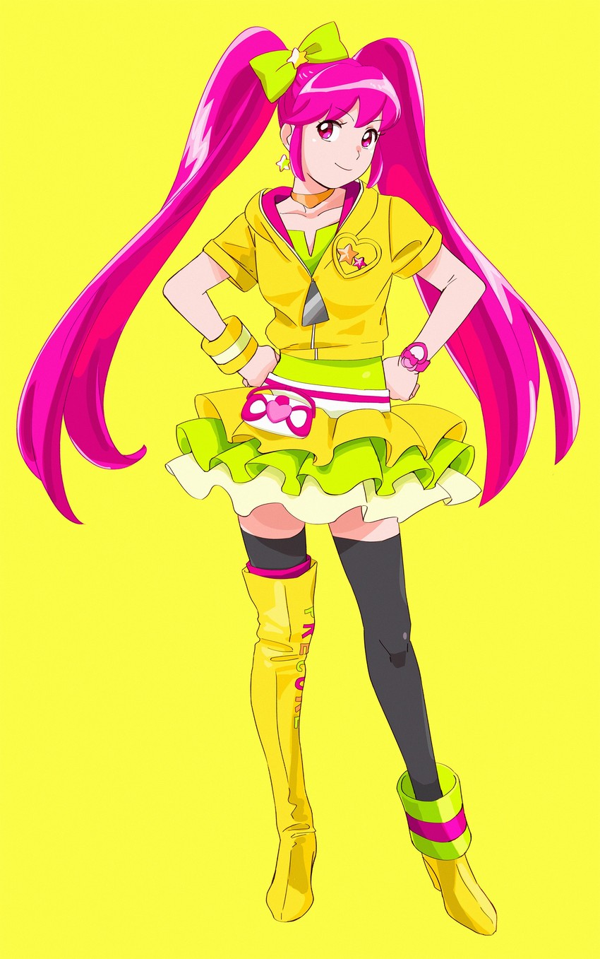 aino megumi and cure lovely (precure and 1 more) drawn by ojipon