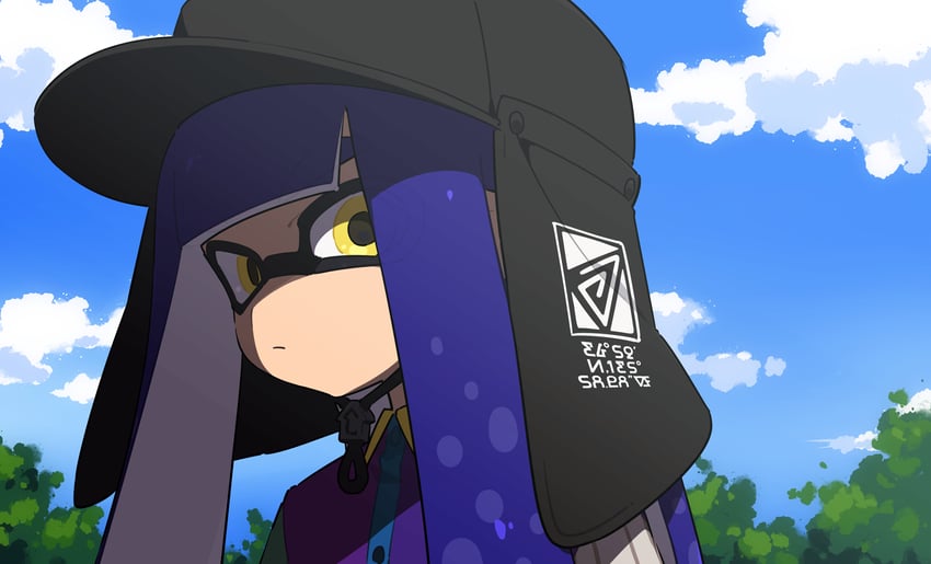 inkling player character, inkling boy, and c4l4m4r (splatoon) drawn by surume01417