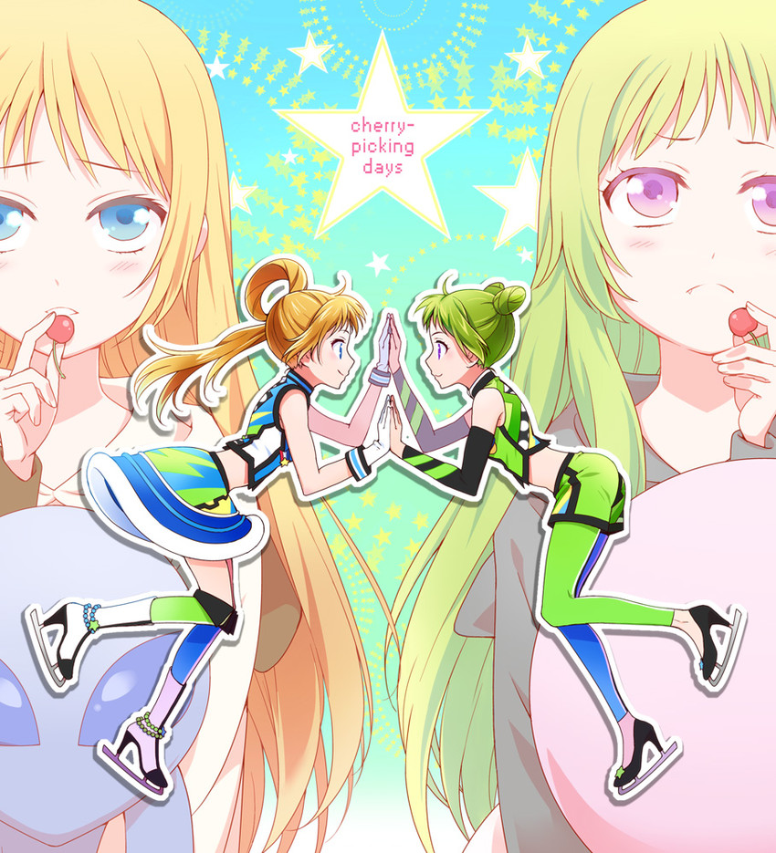 morizono wakana and fukuhara ann (pretty series and 2 more) drawn by chikariya