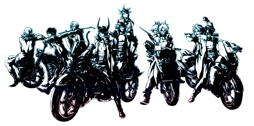 cloud strife, terra branford, squall leonhart, zidane tribal, bartz klauser, and 5 more (final fantasy and 11 more) drawn by kichi