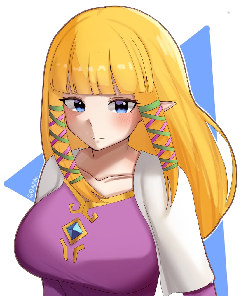princess zelda (the legend of zelda and 1 more) drawn by iskandariis