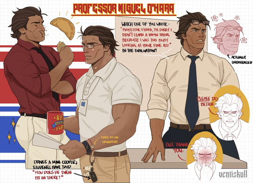 miguel o'hara (marvel and 3 more) drawn by ives_navarro