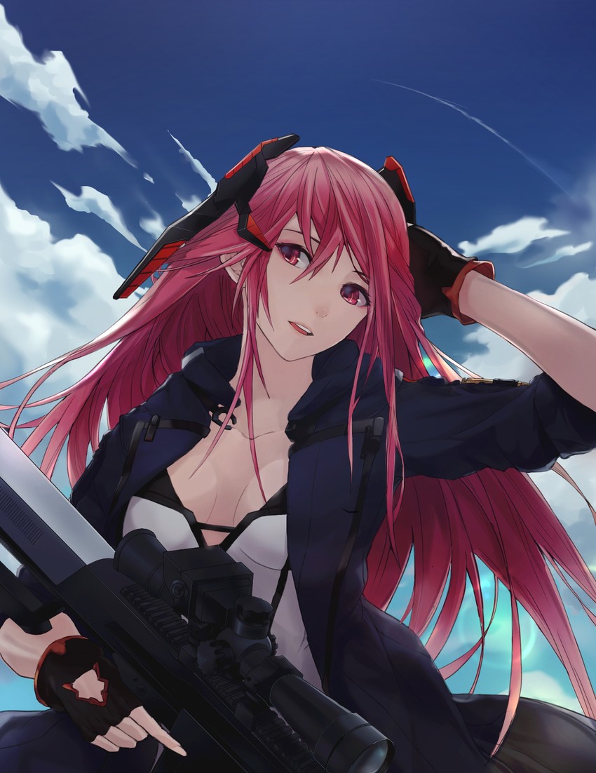 m82a1 (girls' frontline) drawn by ne.corn