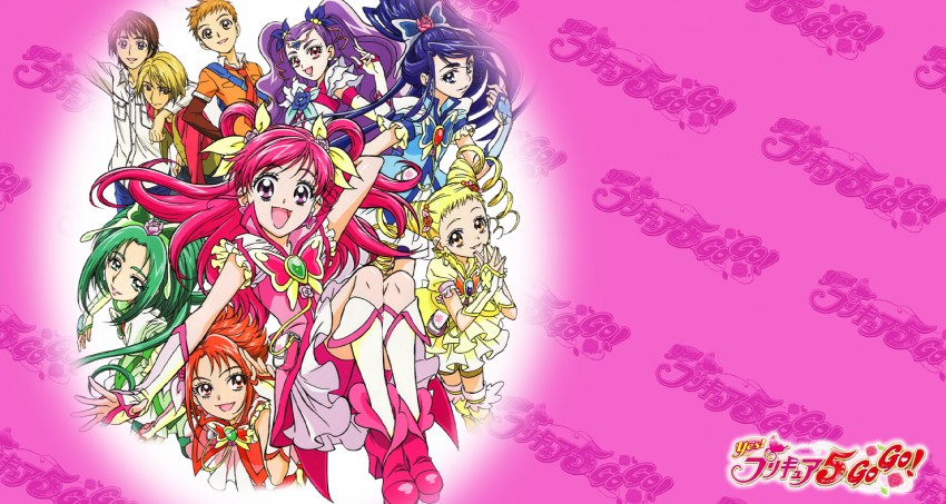 yumehara nozomi, minazuki karen, cure dream, kasugano urara, akimoto komachi, and 14 more (precure and 2 more) drawn by kawamura_toshie