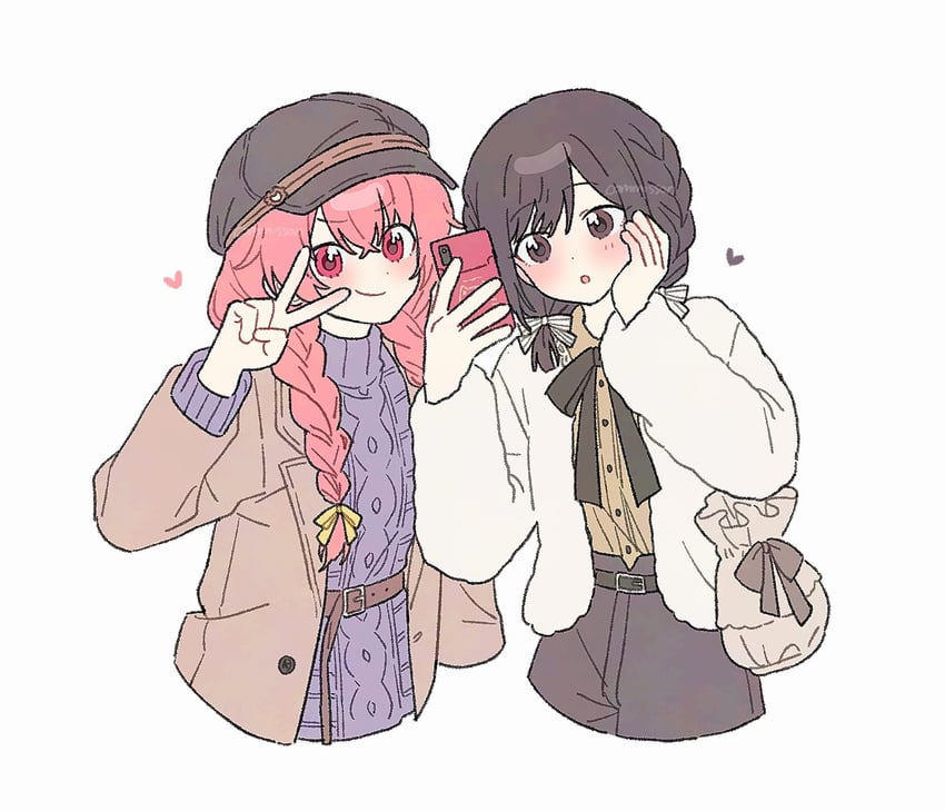 shinonome ena and momoi airi (project sekai) drawn by cocov