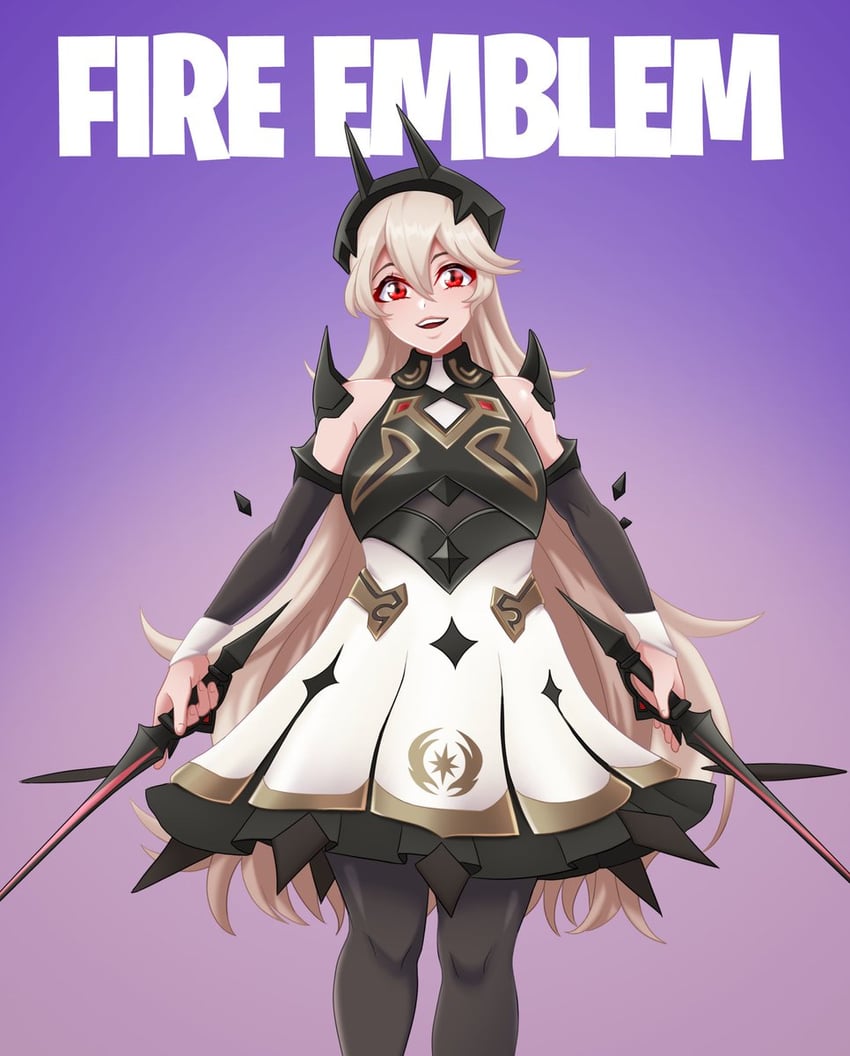 female corrin and princess lexa (fire emblem and 2 more) drawn by seityr