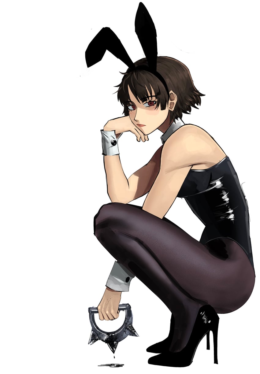 niijima makoto (persona and 1 more) drawn by chaosoded