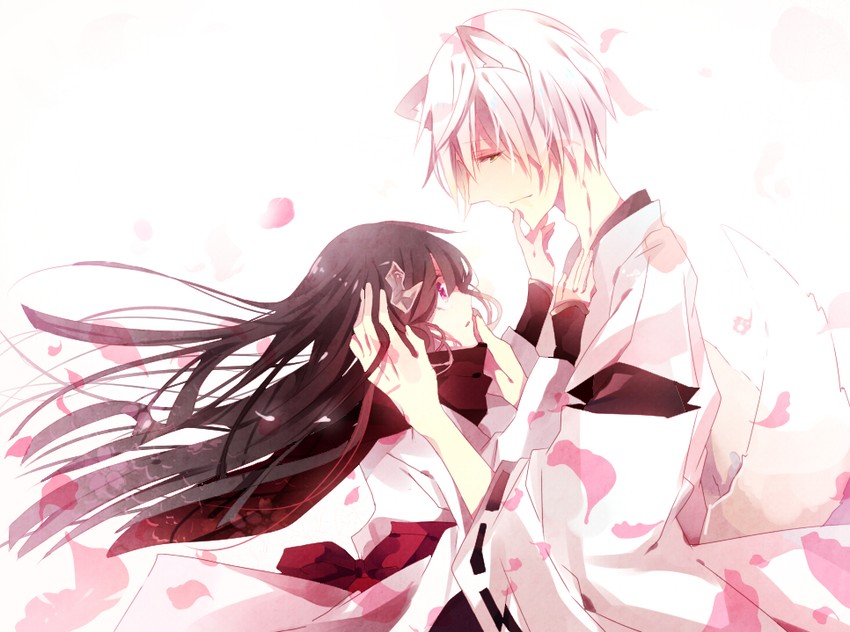 shirakiin ririchiyo and miketsukami soushi (inu x boku ss) drawn by omutatsu