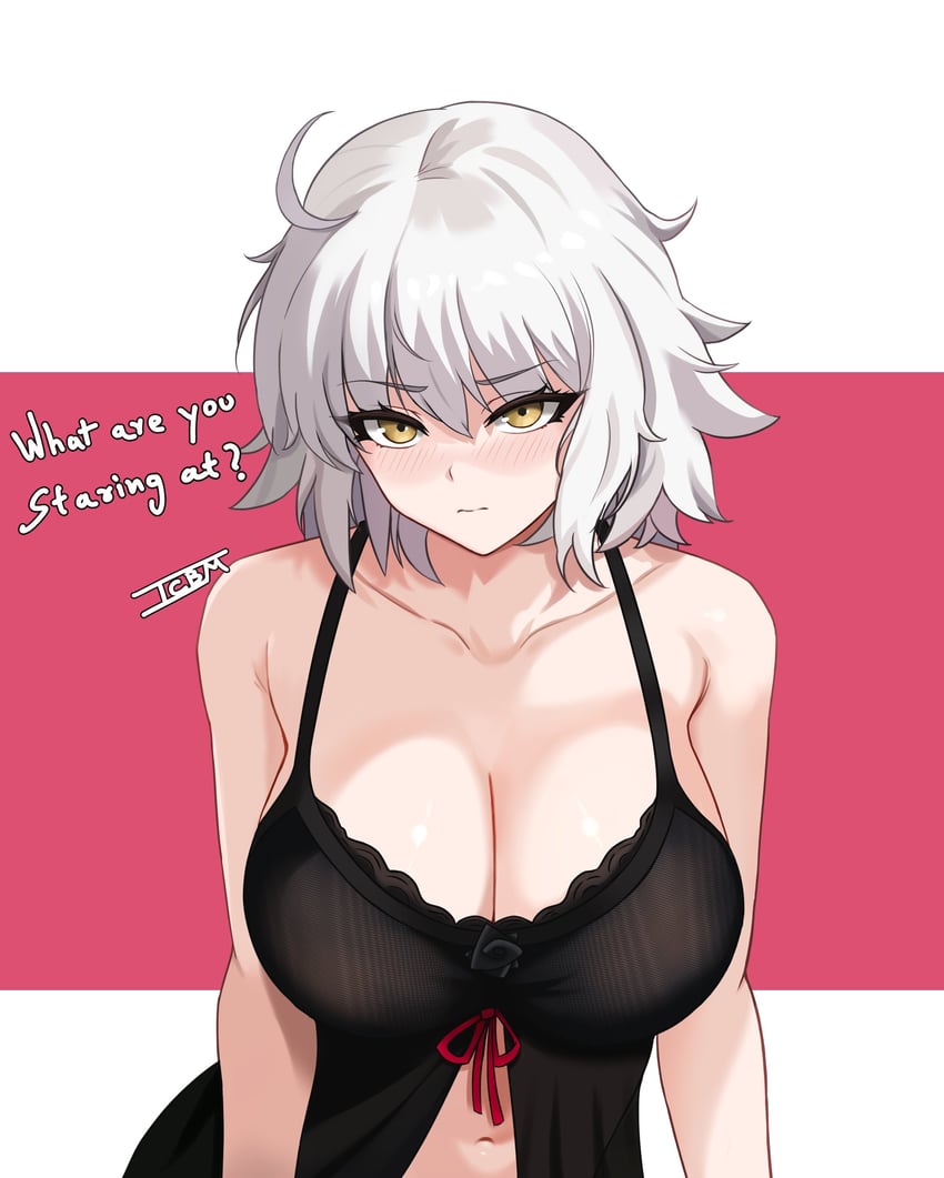 jeanne d'arc alter (fate and 1 more) drawn by icbm100