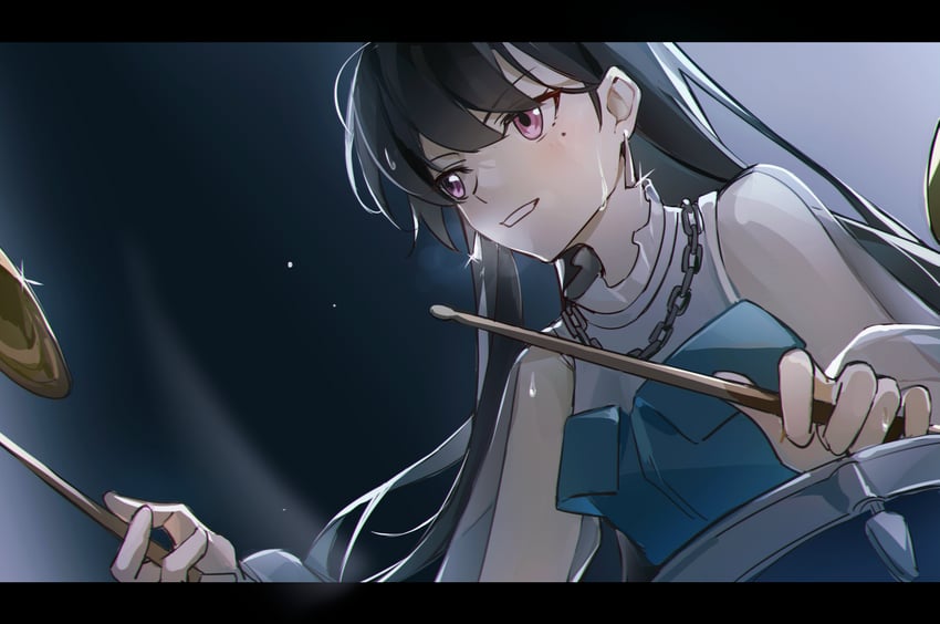 shiina taki (bang dream! and 1 more) drawn by monnku