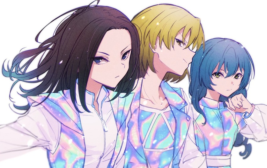 wakana rei, asahi rokka, and sato masuki (bang dream!) drawn by shiontaso
