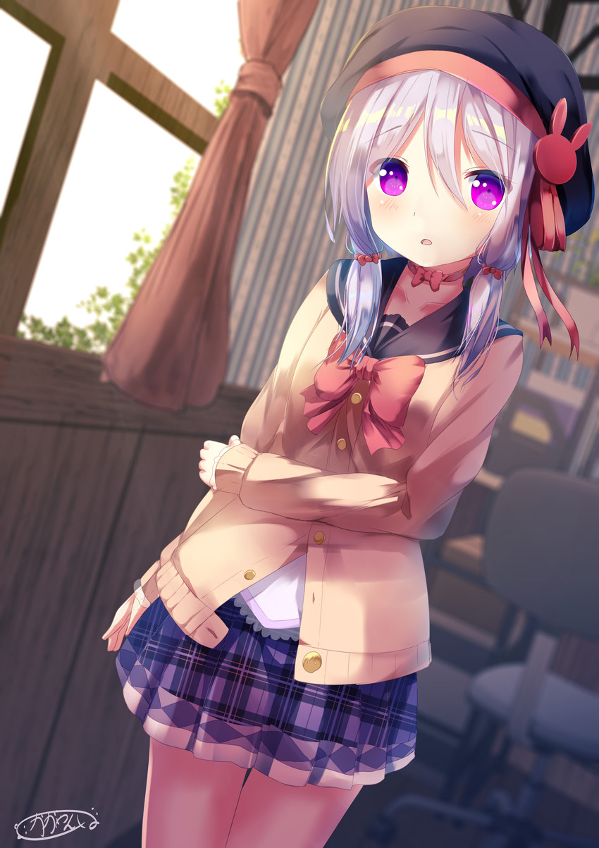 yuzuki yukari (vocaloid and 1 more) drawn by chinomaron