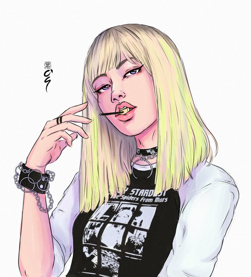 lisa (real life and 1 more) drawn by roogomes