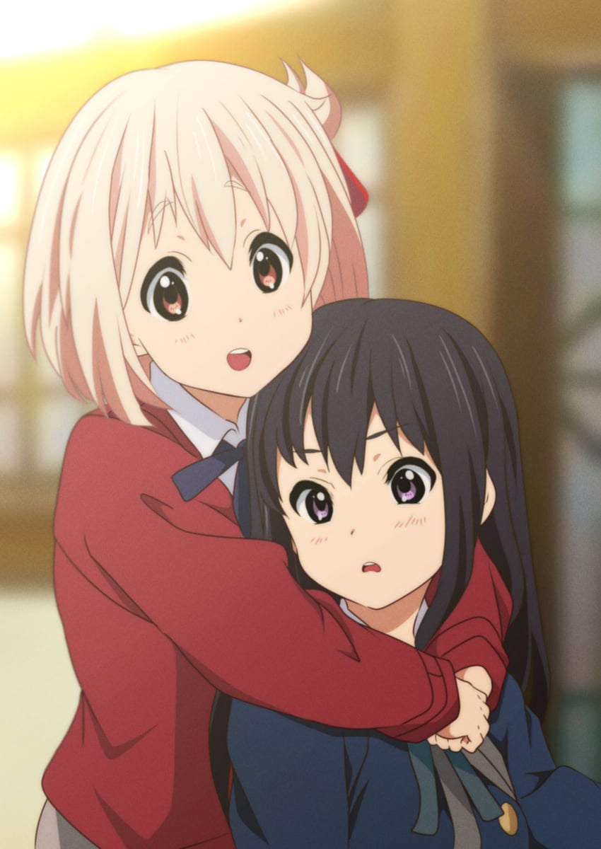 nishikigi chisato and inoue takina (k-on! and 1 more) drawn by kurumiyasan_ns