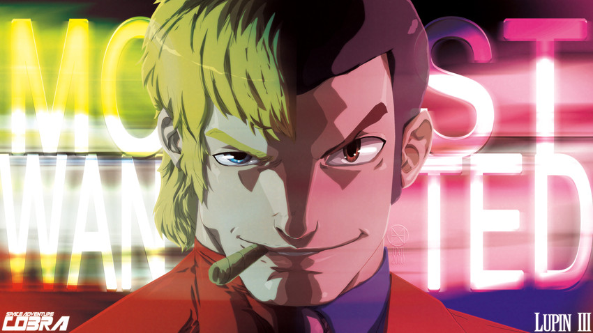 arsene lupin iii and cobra (lupin iii and 2 more) drawn by chamba
