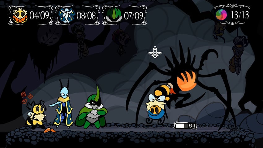 vi, leif, kabbu, nosk, ant guard, and 3 more (hollow knight and 1 more) drawn by chert44471361