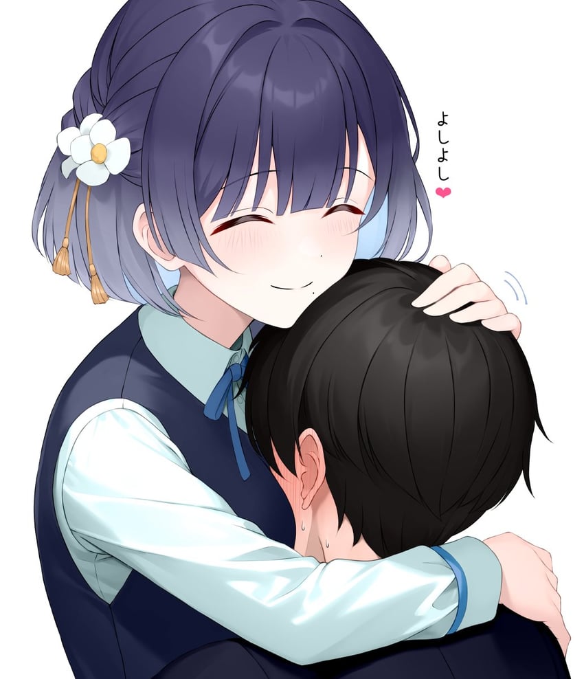 producer and hataya misuzu (idolmaster and 1 more) drawn by qianlou_(qianlou12374)