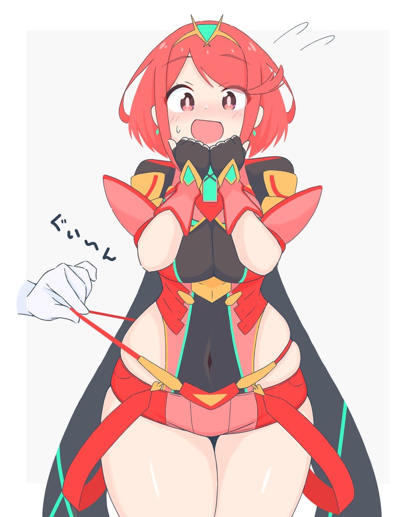pyra (xenoblade chronicles and 1 more) drawn by uncool_mochi