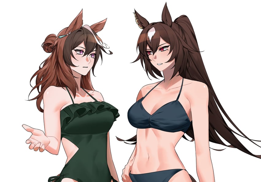 symboli rudolf and sirius symboli (umamusume) drawn by ukka_(0ukka_)