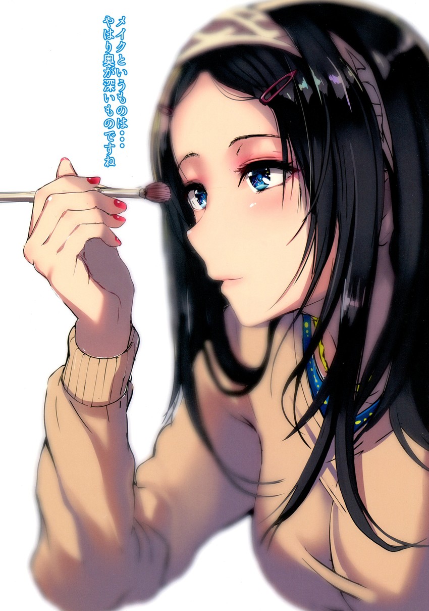 sagisawa fumika (idolmaster and 1 more) drawn by nohito