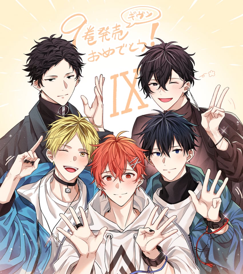 murata ugetsu, satou mafuyu, uenoyama ritsuka, kashima hiiragi, and yagi shizusumi (given) drawn by pinoli_(pinoli66)