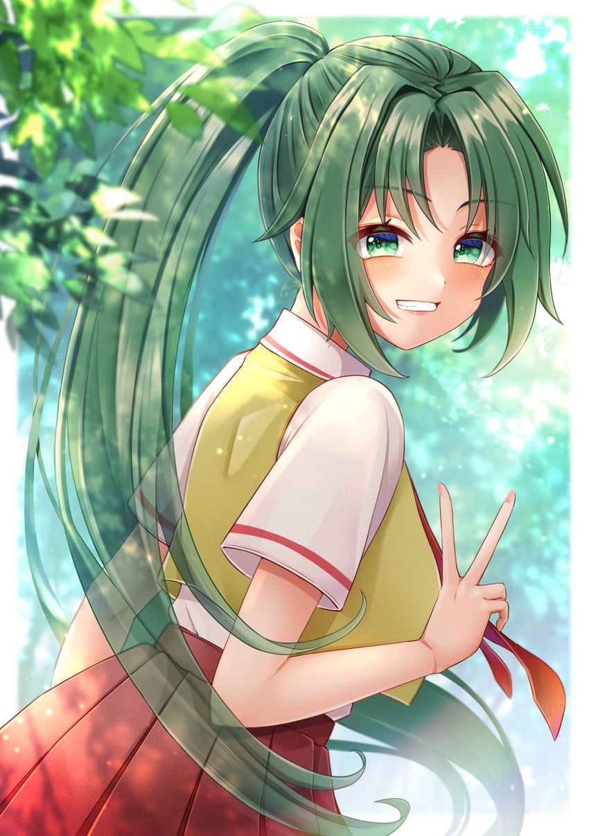 sonozaki mion (higurashi no naku koro ni) drawn by nekko_(nxtuko)