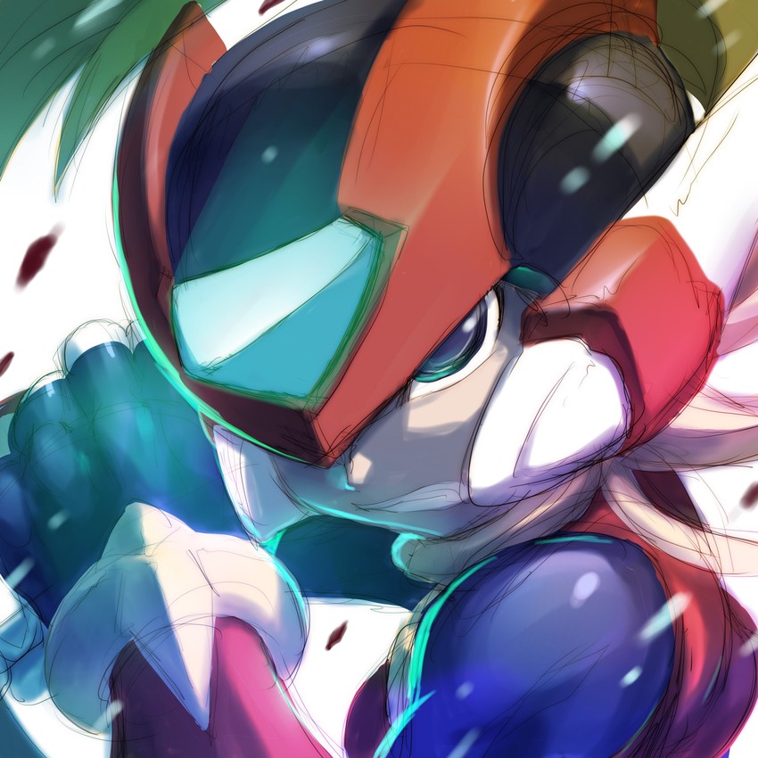 zero and zero(z) (mega man and 1 more) drawn by hi-go!