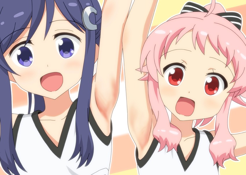 hatoya kohane and arima hizume (anima yell!) drawn by ogyadya
