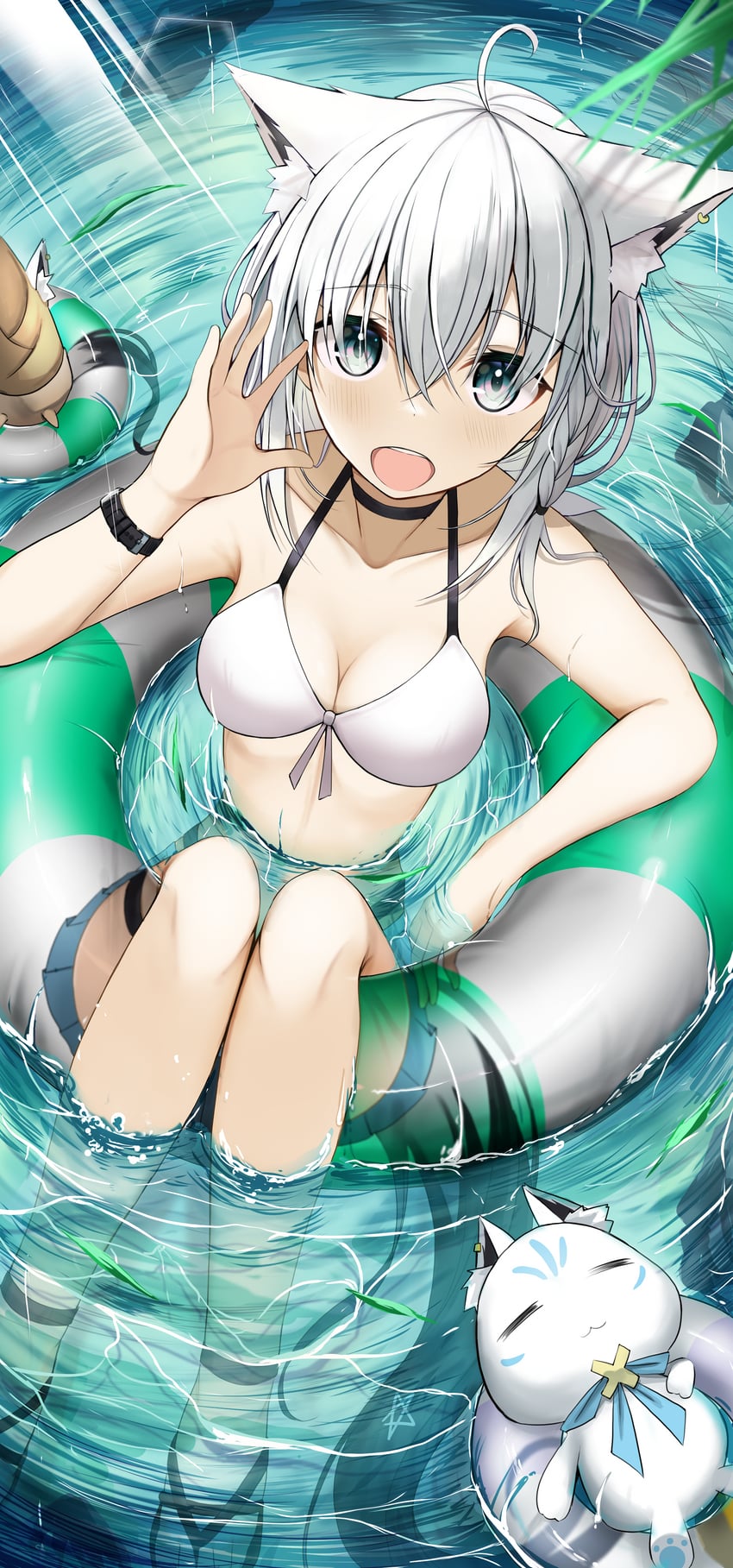 shirakami fubuki, sukonbu, and oruyanke (hololive and 1 more) drawn by kosh