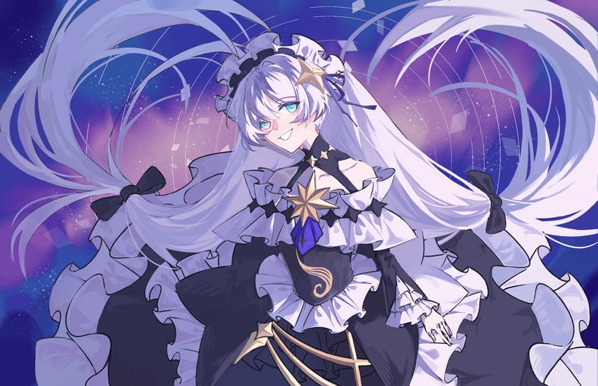 theresa apocalypse (honkai and 1 more) drawn by gan_bai_xiafeng