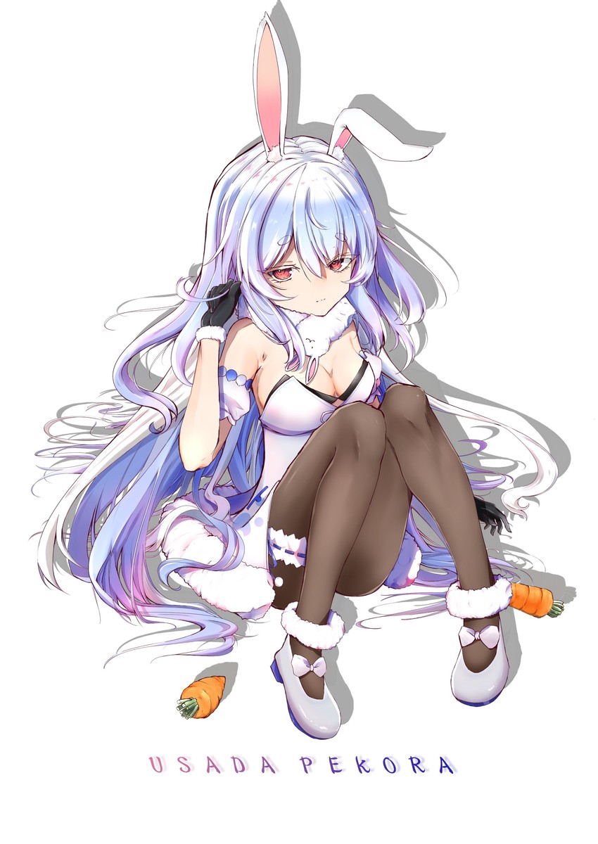 usada pekora and don-chan (hololive) drawn by kibodo_(kibo_dodesu)