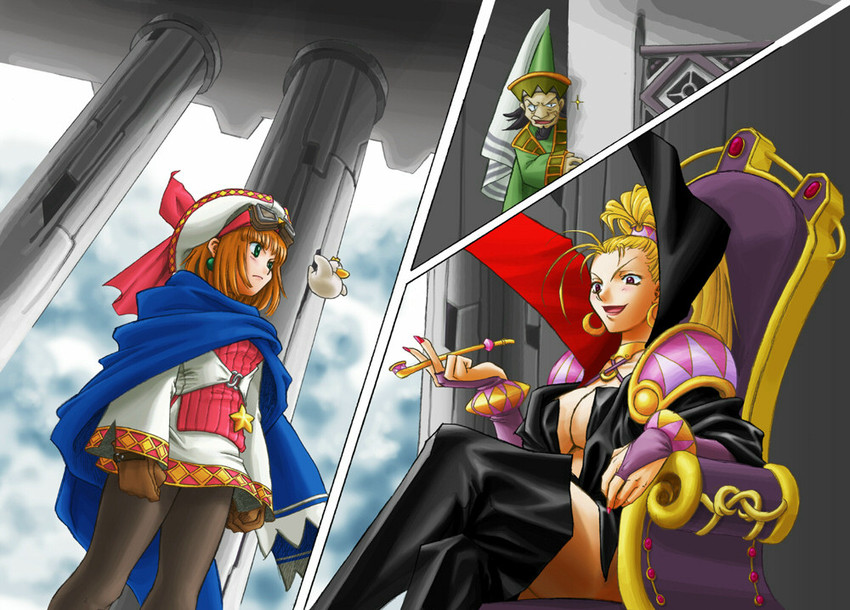 cornet espoir, marjoly, and golonzo (marl kingdom and 1 more) drawn by ryoji_(nomura_ryouji)